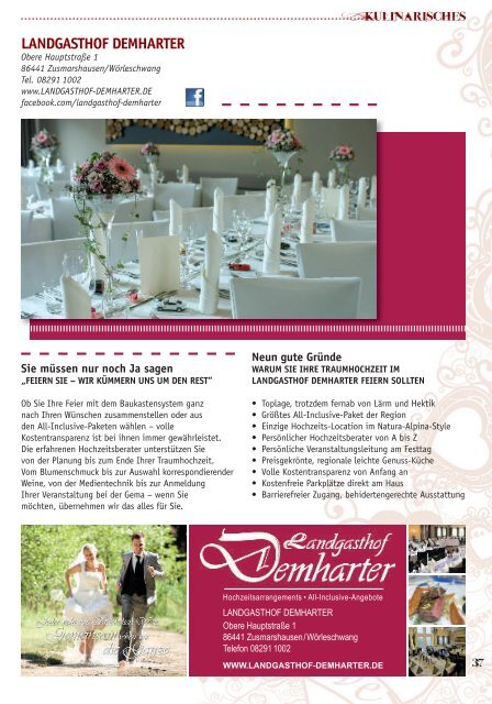 Hochzeit-Guide Augsburg 2016