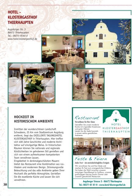 Hochzeit-Guide Augsburg 2016