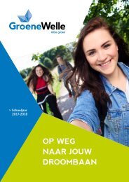 Brochure mbo 'Op weg  naar jouw droombaan' 17/18