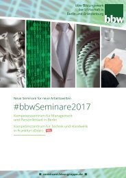 #bbwSeminare2017 