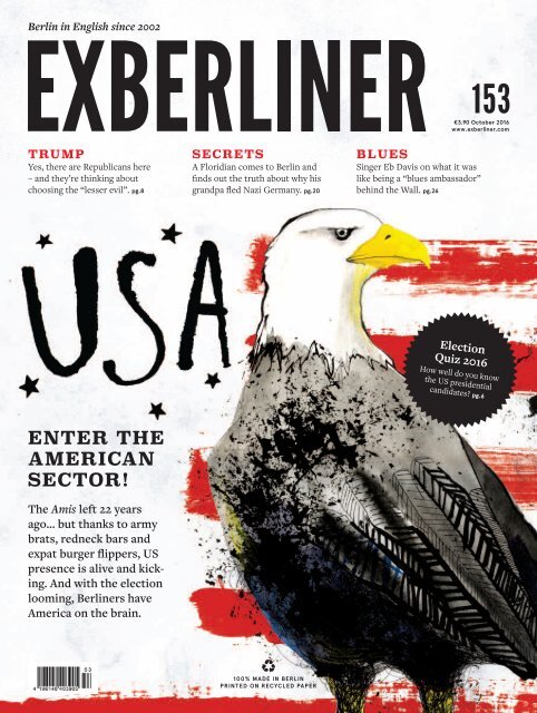 EXBERLINER Issue 153, October 2016