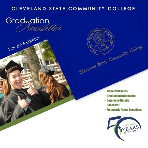 CSCC Graduation Newsletter