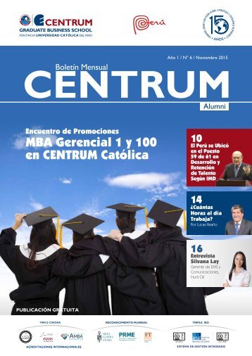 Boletín ALUMNI N° 6 - noviembre  2015