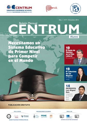 Boletín ALUMNI N° 7 - diciembre  2016