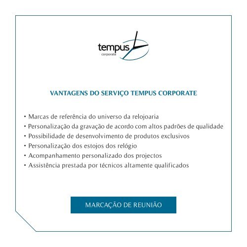 APRESENTAÇAO TEMPUS CORPORATE