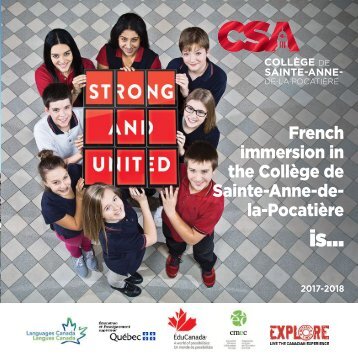 CSA English Brochure 2017-2018