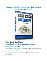 Easy Cash Machines review and (FREE) $12,700 bonus-- Easy Cash Machines Discount
