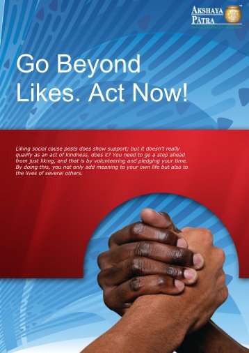 Go Beyond Likes. Act Now!