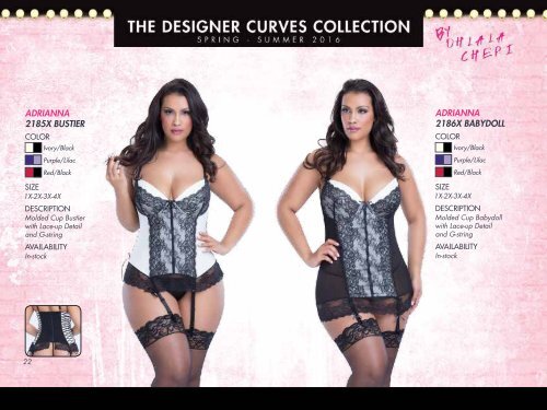 Oh lala Cherie Designer Curves Collection 2016