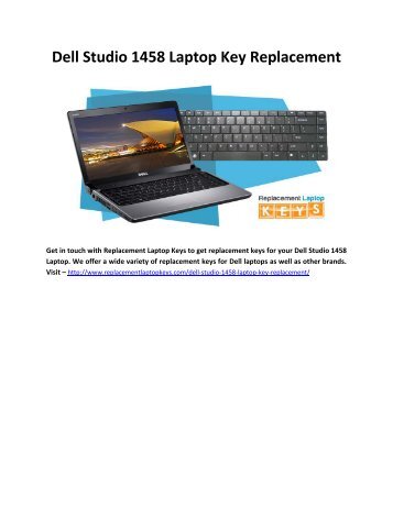 Dell Studio 1458 Laptop Key Replacement
