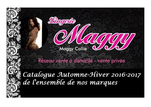 lingerie MAGGY - catalogue automne-hiver 2016-2017