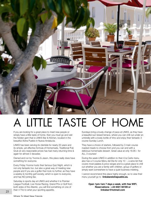 LifeStyle Magazine, Marbella, Costa del Sol