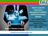 Market Forecast Report on Customer Experience Management (CEM) In Telecommunication