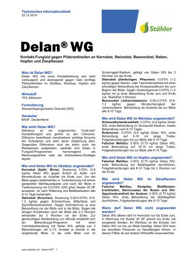 Delan® WG - Stähler SA