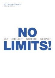 DEIN MÜNCHEN _ NO LIMITS! Magazin 01