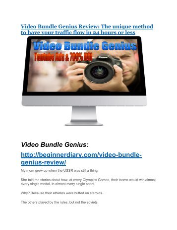 Video Bundle Genius review and MEGA $38,000 Bonus - 80% Discount