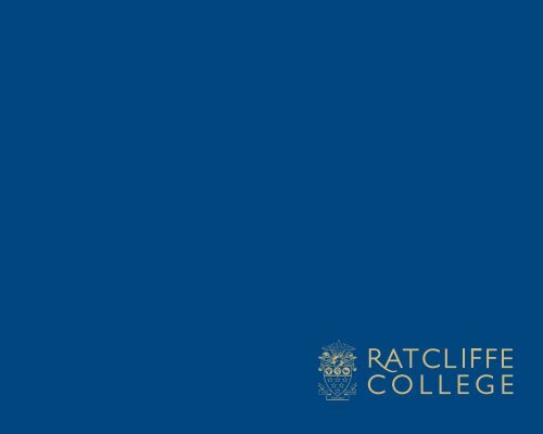 Ratcliffe College Prospectus
