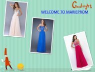 Beautiful and cheap tailor made prom dresses in MarieProm
