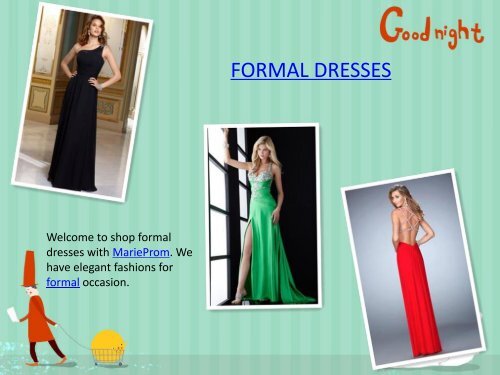 Beautiful and cheap tailor made prom dresses in MarieProm