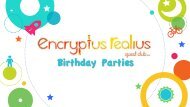 Birthday Parties at Encryptus Escape Club