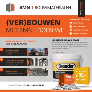 BMN krant - (ver)bouwen met bmn > doen we. Uitgave oktober 2016