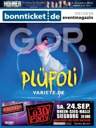 bonnticket.de – eventmagazin – 09/2016