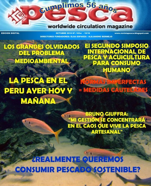 REVISTA PESCA OCTUBRE 2016