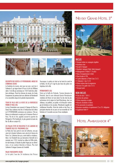 Brochure voyages groupe 2017