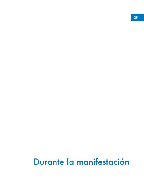 DIRECTRICES PARA LA OBSERVACIÓN DE MANIFESTACIONES Y PROTESTAS SOCIALES