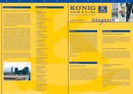 Magazin - KÖNIG GmbH & Co KG