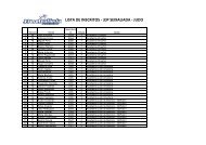 LISTA DE INSCRITOS - 33ª SEIXALIADA - JUDO