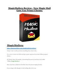 MagicMailers review-(MEGA) $23,500 bonus of MagicMailers