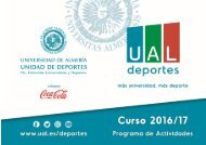 FOLLETO ACTIVIDADES DEPORTIVAS UAL 16-17