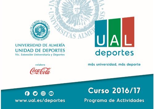 FOLLETO ACTIVIDADES DEPORTIVAS UAL 16-17
