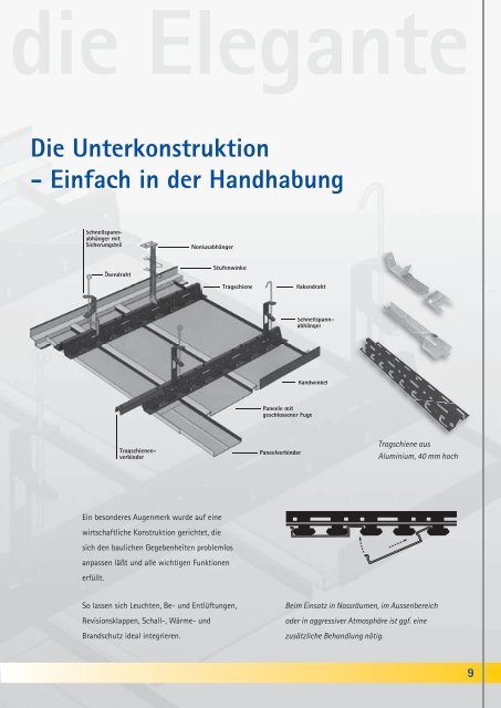 PANEELDECKENSYSTEME - KÖNIG GmbH & Co KG