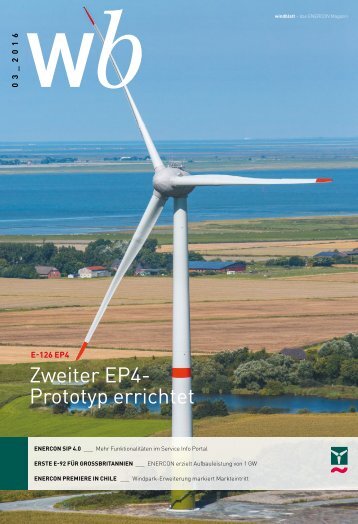 Enercon Windblatt 03/2016