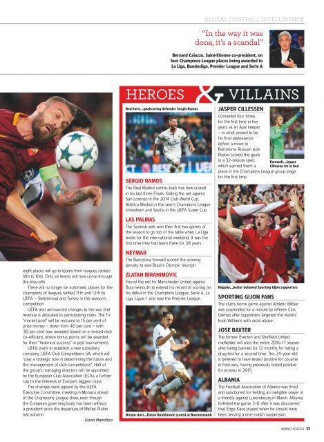 World Soccer - October 2016