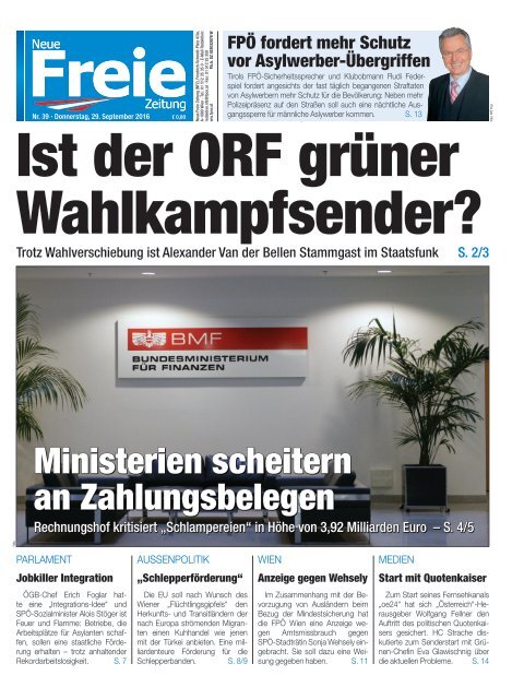 Ist der ORF grüner Wahlkampfsender?