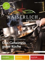 Kaiserlich Erleben, Ausgabe 3/2016