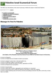 It's Time For Palestine — PIEF