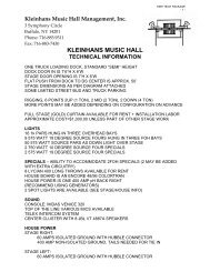 KLEINHANS MUSIC HALL - The Buffalo Philharmonic Orchestra