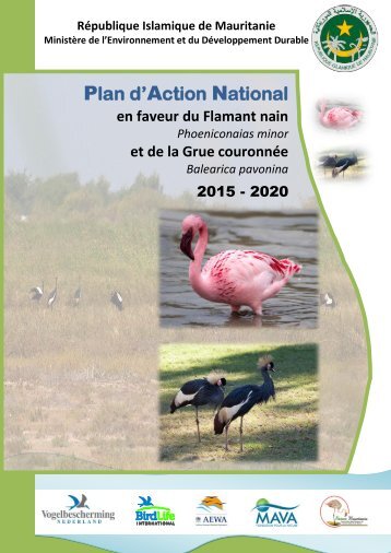 Plan d’Action National en faveur du Flamant nain et de la Grue couronnée