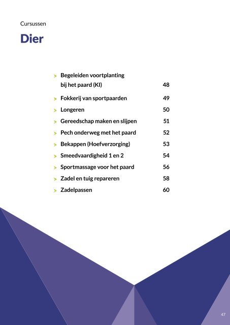 Cursusboekje 2016 - 2017 'Aan de slag met talent'