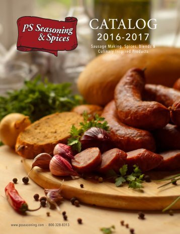 PS Seasoning & Spices 2016-2017 Catalog 