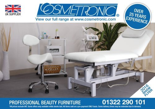 Cosmetronic 2016 Beauty Equipment Brochure www.cosmetronic.com