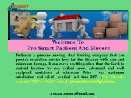 Commercial Moving Services in Maryland| ProSmart Movers