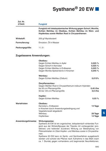 Systhane® 20 EWl - BASF Pflanzenschutz Österreich - bei der BASF ...