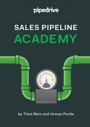 Sales Pipeline Academy ebook by Pipedrive