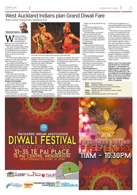 October 1, 2016 Indian Newslink Digital Edition