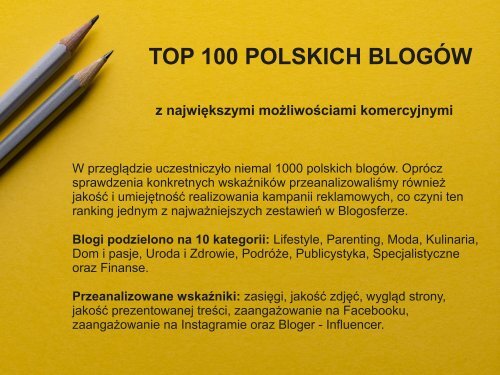 TOP 100 POLSKICH BLOGÓW